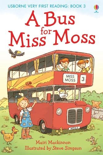 A Bus for Miss Moss ( Usborne Very First Reading ) Level 0