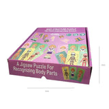 Educational Human Body Building Puzzle - Girl