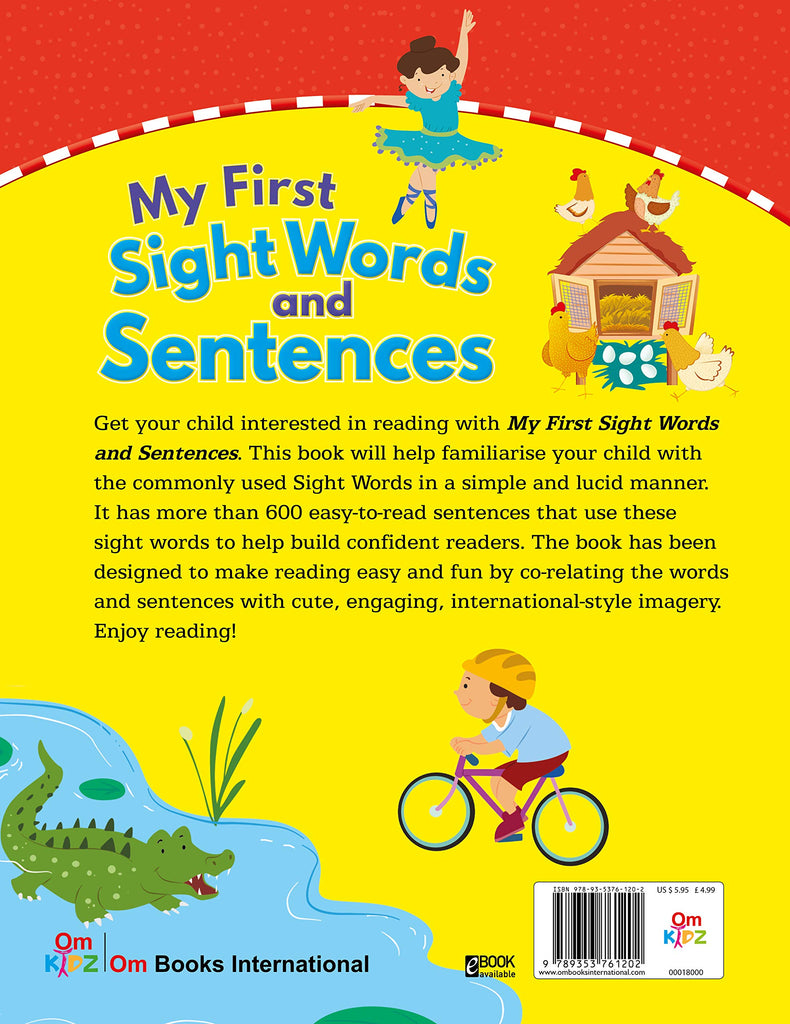 My First Sight Words and Sentences Level - 1 | Bookynotes