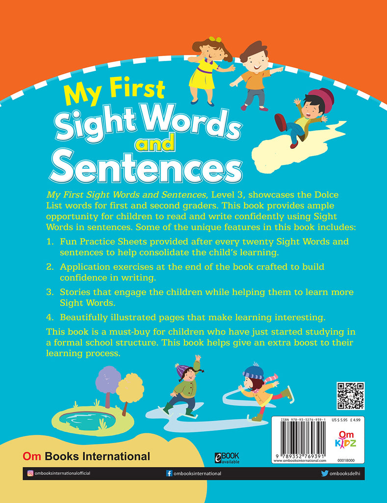 My First Sight Words and Sentences Level - 3