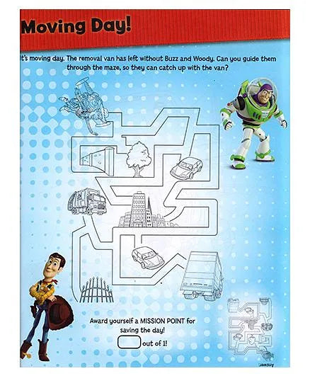 Disney Pixar Top Mission Activity Book with Stickers