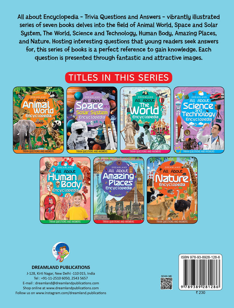 Amazing Places Encyclopedia for Children Age 5 - 15 Years- All About Trivia Questions and Answers 9-12 years BookyNotes 