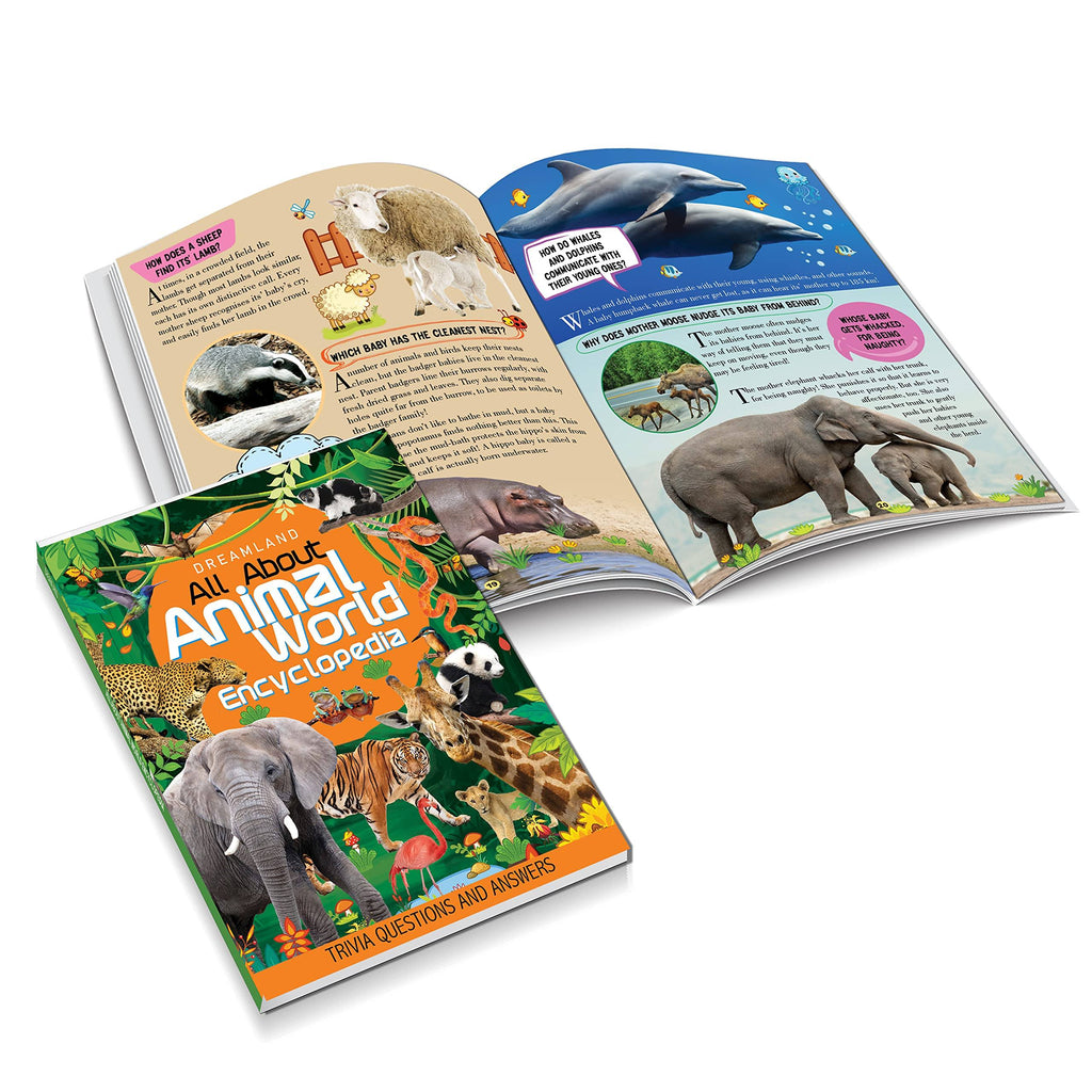Animal World Children Encyclopedia for Age 5 - 15 Years- All About Trivia Questions and Answers 9-12 years BookyNotes 