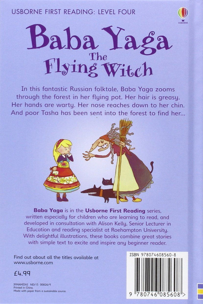 Baba Yaga The Flying Witch ( Usborne First Reading ) 6-9 years BookyNotes 