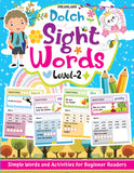 Dolch Sight Words Level 2 for Children Age 4 -8 Years - Simple Words and Activities for Beginner Readers