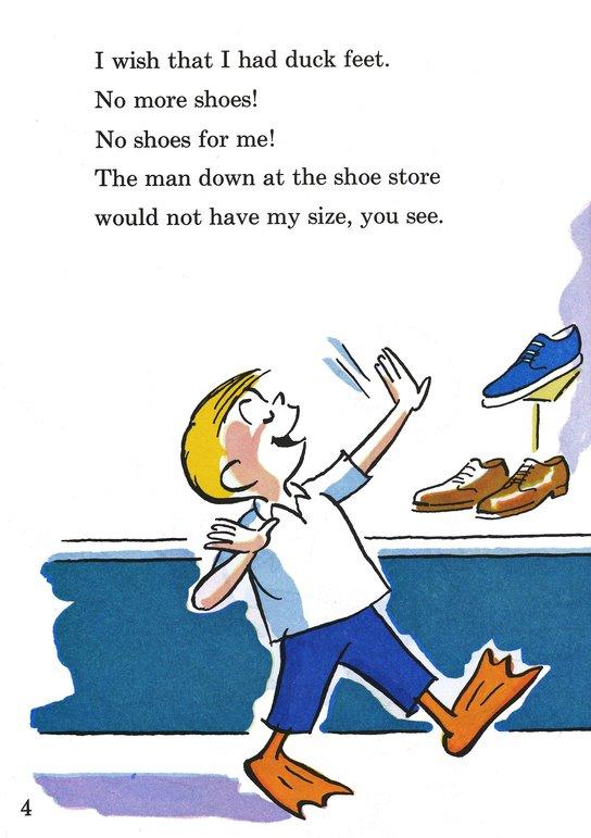 Dr. Seuss- I wish that I had duck feet 0-5 years BookyNotes 