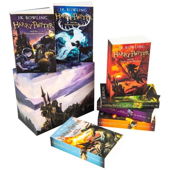 Harry Potter Paperback Box Set (Books 1-7) Bookynotes 