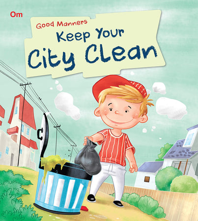 Lets keep our city clean Royalty Free Vector Image