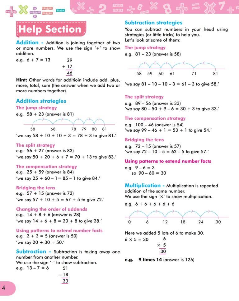 Mental Maths Book #6 Scholars Insights 9-12 years BookyNotes 