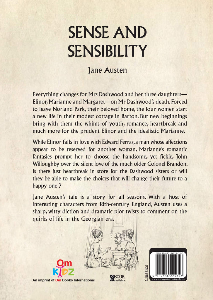Sense And Sensibility (Om Illustrated Classics) Young adult BookyNotes 