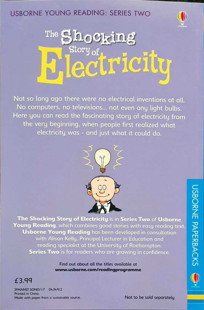 Shocking story of Electricity ( Usborne Young Reading Series 2 ) 9-12 years BookyNotes 