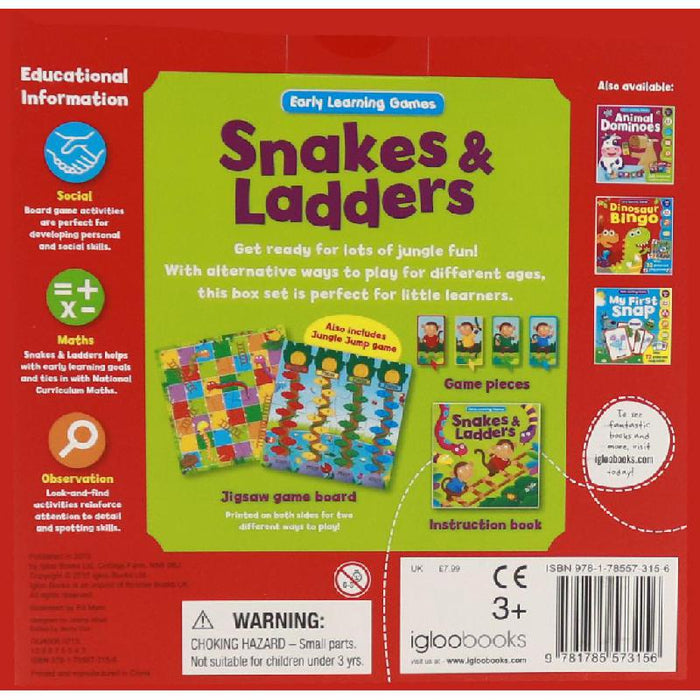 Snakes And Ladders Early Learning Games