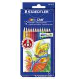 STAEDTLER 12 Long Coloured Pencils Coloring & Activity BookyNotes 