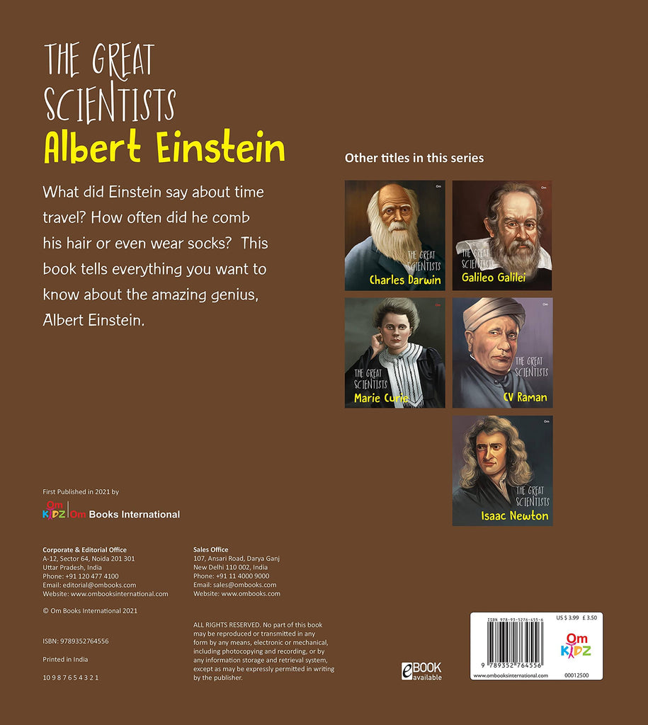 The Great Scientists ( Albert Einstein ) 6-9 years BookyNotes 