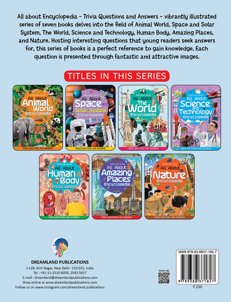 The World Encyclopedia for Children Age 5 - 15 Years- All About Trivia Questions and Answers 9-12 years BookyNotes 