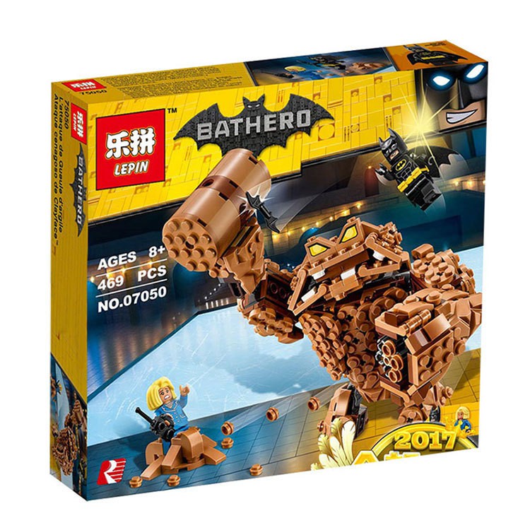 Lepin 07050 Batman Series The Rock Monster Clayface Splat Attack Lego Compatible
